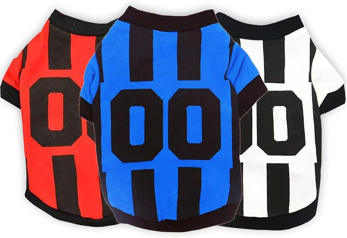 3 Piece Pet Dog Clothes for Small Dogs Girl Boy Puppy Shirt Male Female Outfits Cat Clothing Apparel for Teacup Rench Bulldog Yorkie Breed (XS)