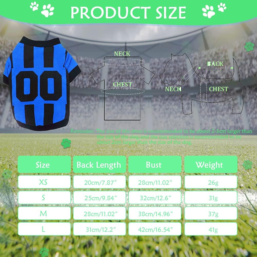 3 Piece Pet Dog Clothes for Small Dogs Girl Boy Puppy Shirt Male Female Outfits Cat Clothing Apparel for Teacup Rench Bulldog Yorkie Breed (XS)